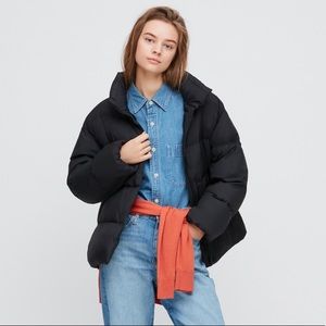 NWT Uniqlo Black Ultra Light Down Coat